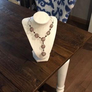 Unique 3-dimensional wire necklace